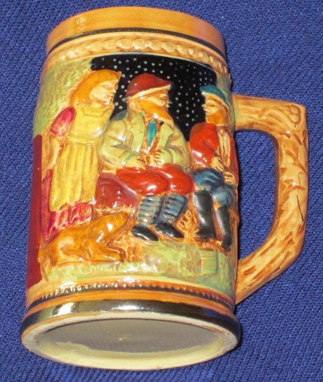 Image 2 of Pretty, decorative, china, BEER STEIN - vgc