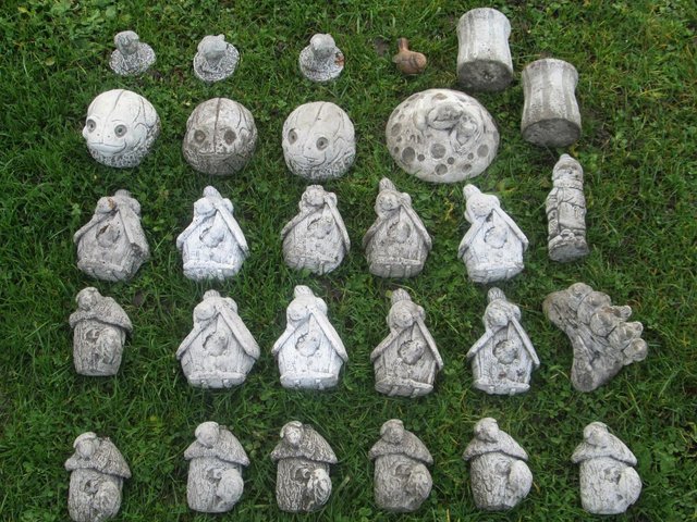 Preview of the first image of Small concrete garden ornaments.