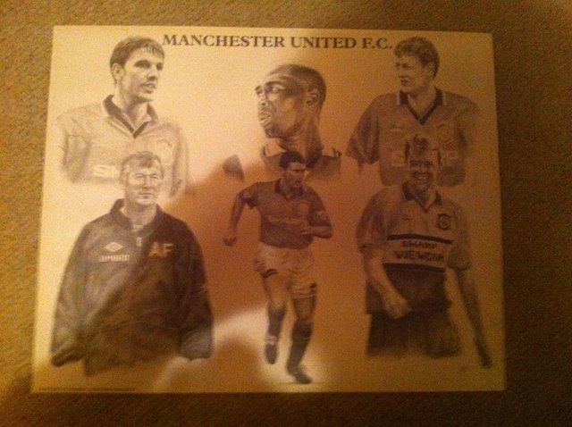 Image 2 of collectable MUFC canvas print