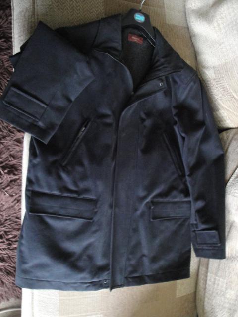 Image 2 of M & S Mens Charcoal Winter Jacket/Car Coat Medium Size