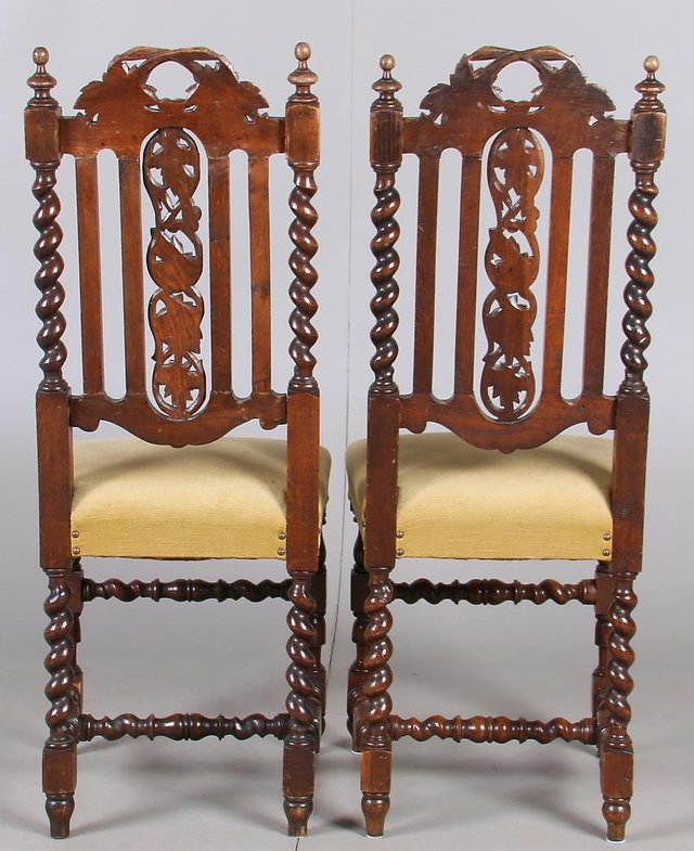 Image 3 of PAIR ANTIQUE CHAIRS