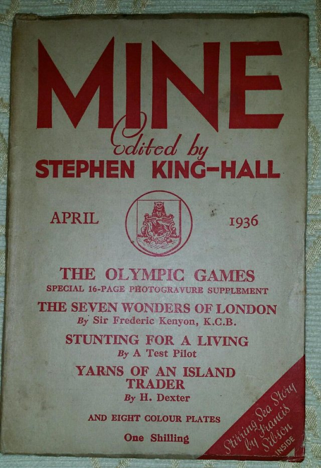 Preview of the first image of Rare April 1936 Special Olympics Edition Of MINE.