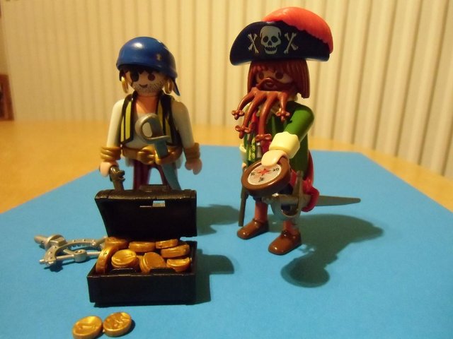 Preview of the first image of Playmobil Pirates with Chest and Accessories.
