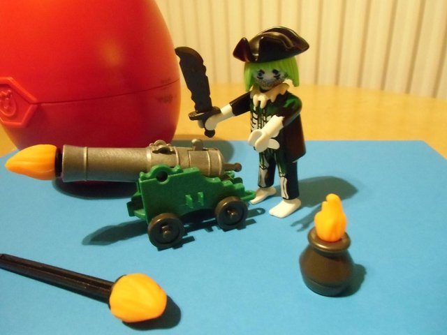 Preview of the first image of Playmobil Ghost Pirate in Large Egg (4928).