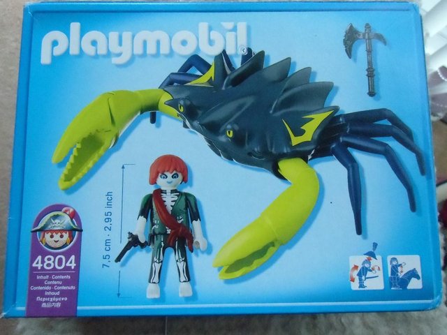 Preview of the first image of Playmobil Ghost Pirate on Crab (4804).