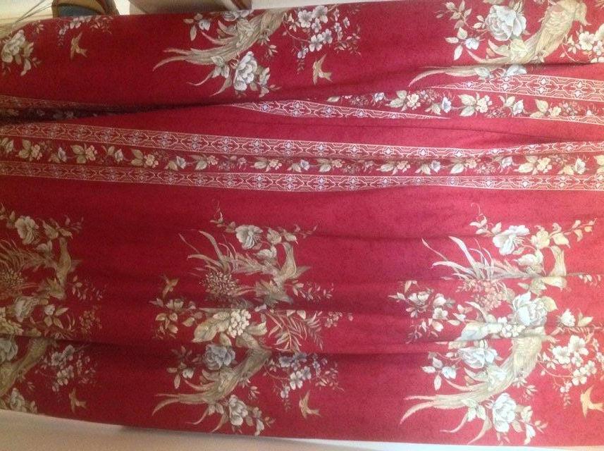 Preview of the first image of Burgundy red curtains.
