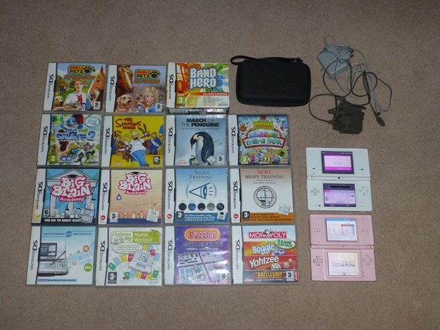 Preview of the first image of Nintendo DS Games and Case For Sale.