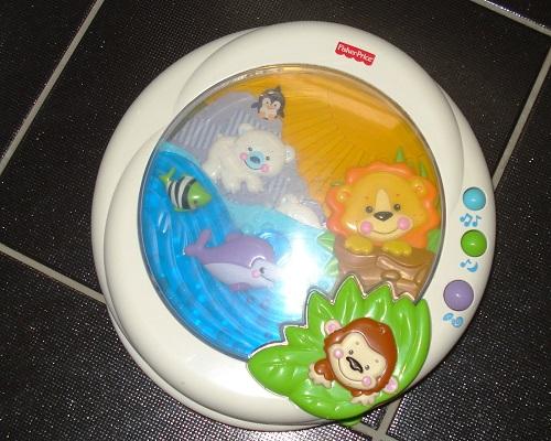 Preview of the first image of Fisher Price crib/cot musical soother.