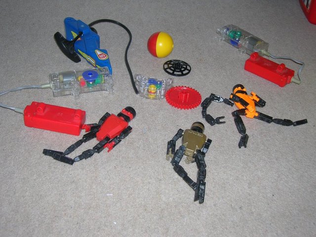 Preview of the first image of K-nex motors and men plus man and motorcycle.