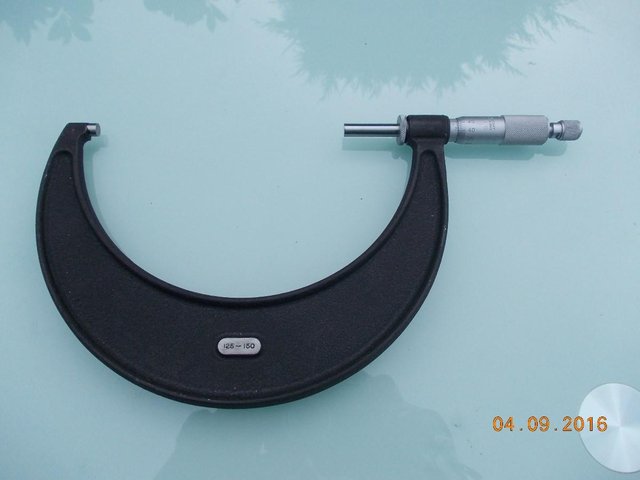 Preview of the first image of External Micrometer, M&W, (Moore & Wright), 25-150 mm.