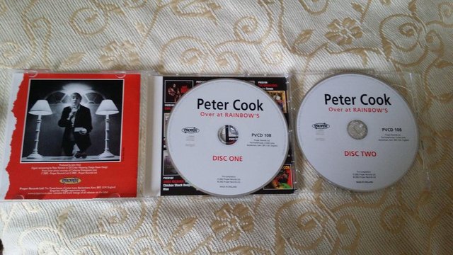 Image 4 of *RARE* Peter Cook "Over At Rainbows" Double CD As New