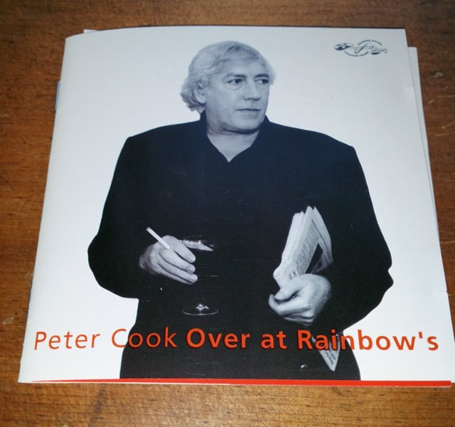 Preview of the first image of *RARE* Peter Cook "Over At Rainbows" Double CD As New.