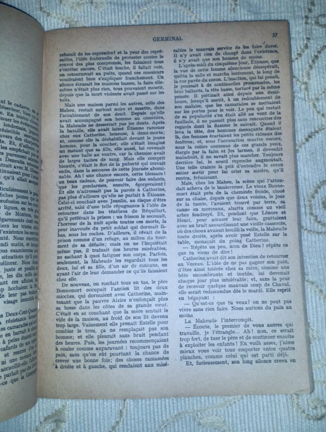 Image 39 of Complete 3 Tome Set ÉMILE ZOLA GERMINAL, French 1930's Eds