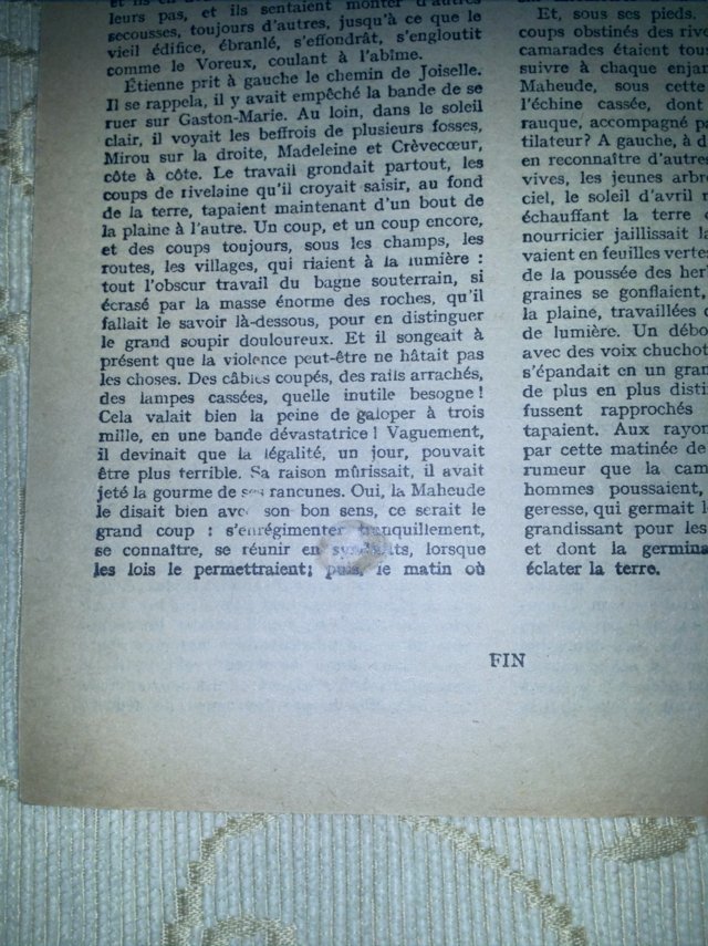 Image 41 of Complete 3 Tome Set ÉMILE ZOLA GERMINAL, French 1930's Eds