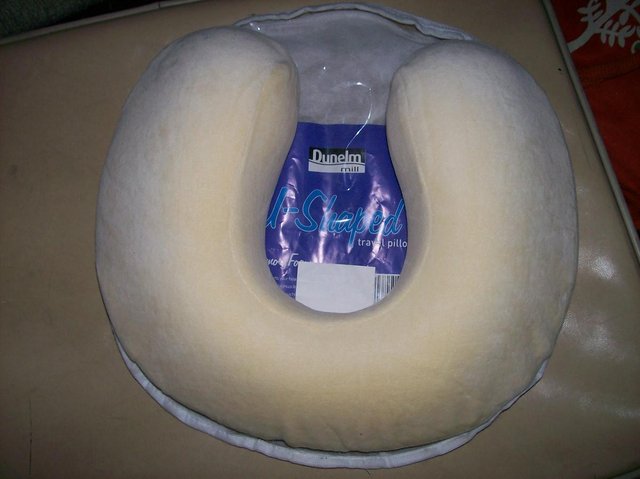 Preview of the first image of U-shaped Memory Foam Travel Pillow..