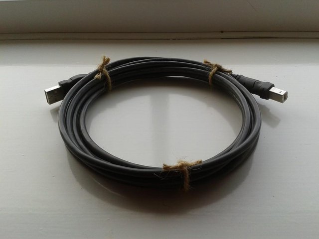 Preview of the first image of 3M USB 2.0 Type A to Type B Cable (Black).