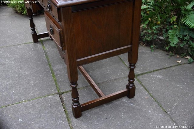 Image 33 of OLD CHARM LIGHT OAK CHEST OF DRAWERS DRESSING TABLE MIRROR