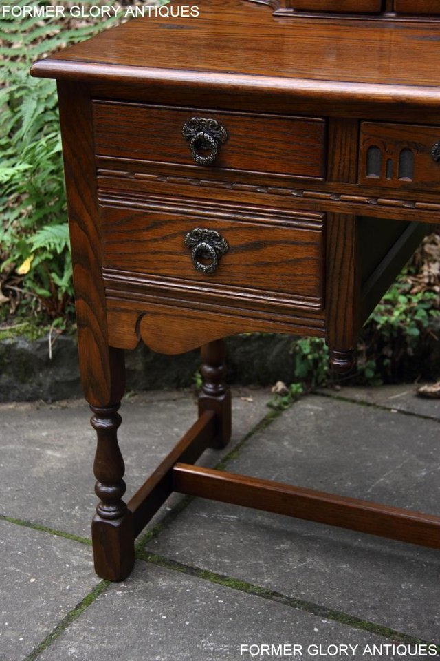 Image 48 of OLD CHARM LIGHT OAK CHEST OF DRAWERS DRESSING TABLE MIRROR