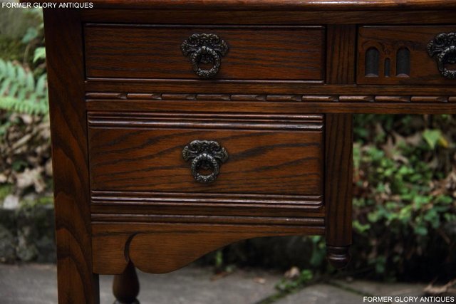 Image 55 of OLD CHARM LIGHT OAK CHEST OF DRAWERS DRESSING TABLE MIRROR
