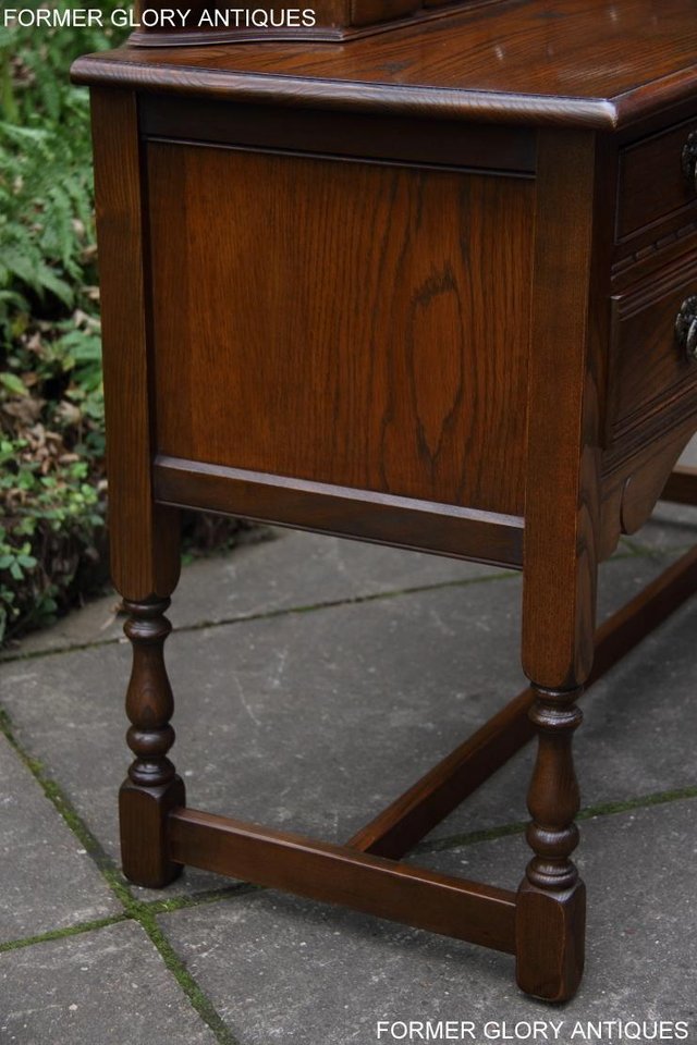 Image 58 of OLD CHARM LIGHT OAK CHEST OF DRAWERS DRESSING TABLE MIRROR