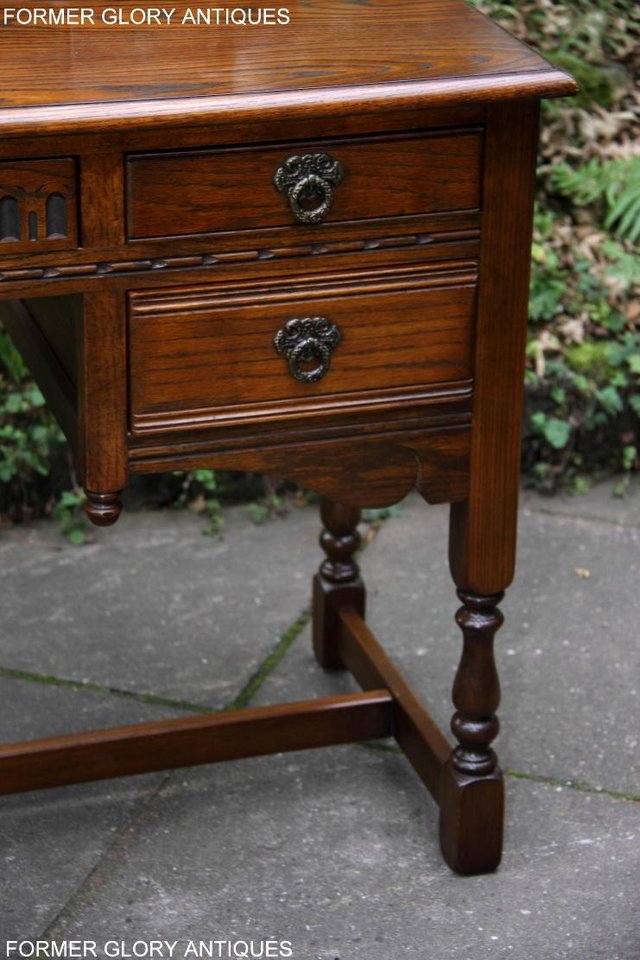 Image 70 of OLD CHARM LIGHT OAK CHEST OF DRAWERS DRESSING TABLE MIRROR