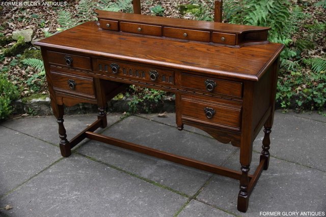 Image 104 of OLD CHARM LIGHT OAK CHEST OF DRAWERS DRESSING TABLE MIRROR
