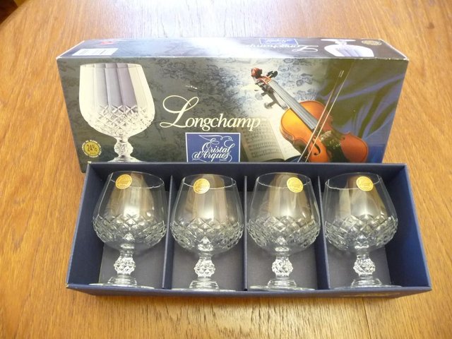 Preview of the first image of Lead Crystal Brandy Glasses.