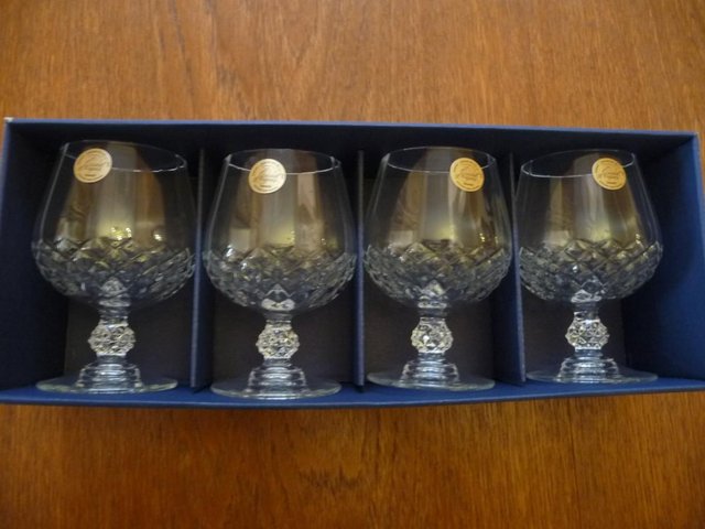 Image 2 of Lead Crystal Brandy Glasses