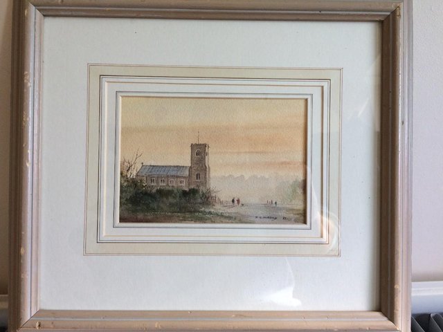 Image 3 of ORIGINAL WATERCOLOUR - 'SUNDAY MORNING' BY D.G.CHATFIELD