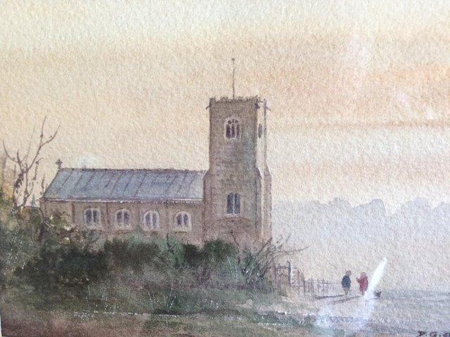 Image 6 of ORIGINAL WATERCOLOUR - 'SUNDAY MORNING' BY D.G.CHATFIELD
