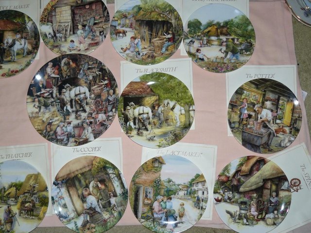 Image 2 of 13 Royal Doulton Old Country Crafts ltd ed decorative plates