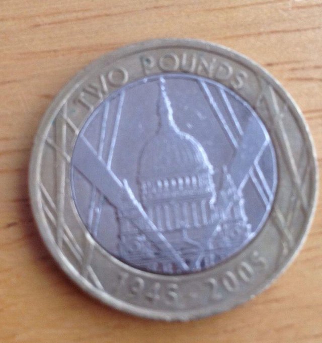 Preview of the first image of £2 Coin, Rare, WW2.