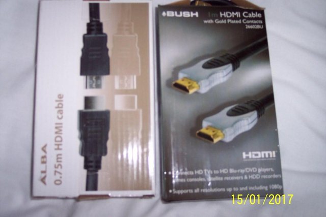 Preview of the first image of HDMI CABLES 1£ each.