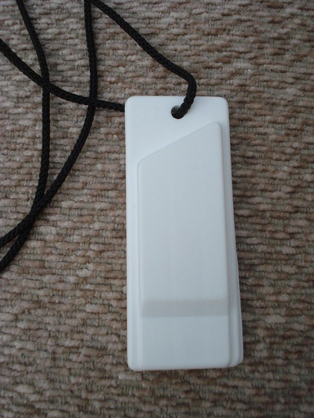 Image 2 of NEW  WHITE WHISTLE ON CORD FOR SPORTS, DOGS, SECURITY ETC.
