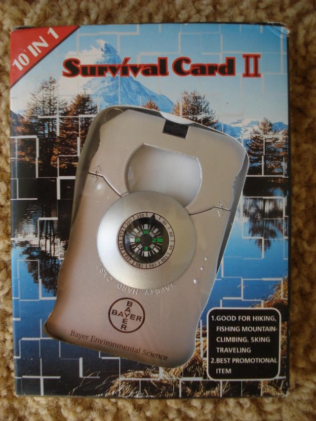 Preview of the first image of NEW 10 IN 1 SURVIVAL TOOLS FOR CAMPING, HOLIDAYS ETC..