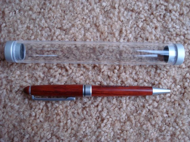 Image 3 of NEW QUALITY WOODEN PEN IN PRESENTATION GIFT TUBE