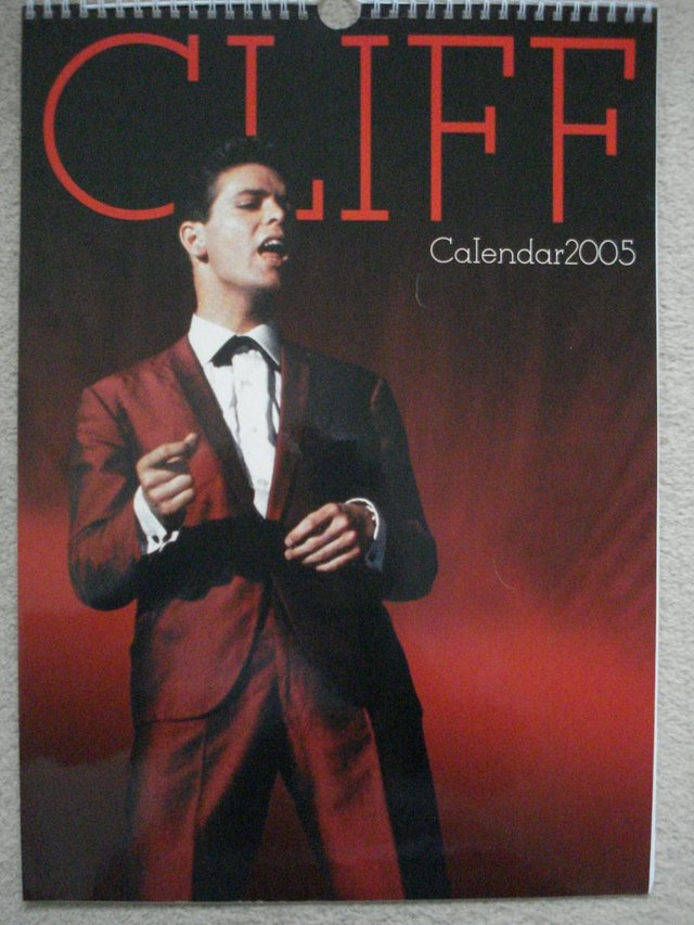 Image 2 of 3 x CLIFF RICHARD CALENDARS – COLLECTABLE SOUVENIRS