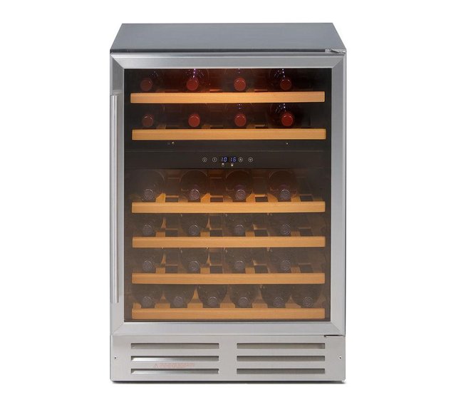 Preview of the first image of STOVES 60CM S/S 46 BOTTLE WINE COOLER-DUAL TEMPERATURE ZONE-.