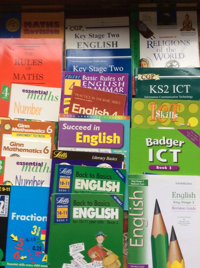 Preview of the first image of Large selection of KS2 Text Books.
