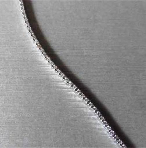 Preview of the first image of Diamond tennis style bracelet brilliant cut diamond 0.5carat.