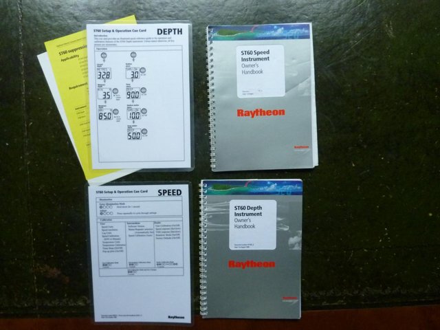 Preview of the first image of Raytheon Owners Handbooks and Cards.