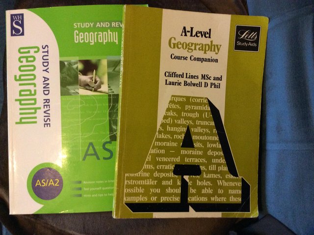 Preview of the first image of Two A and AS level Geography Books.