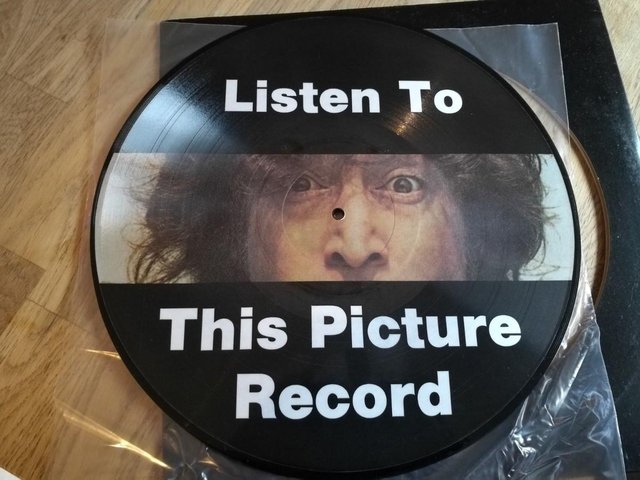 Preview of the first image of John Lennon LP Picture Disc "Listen To This Picture Record".
