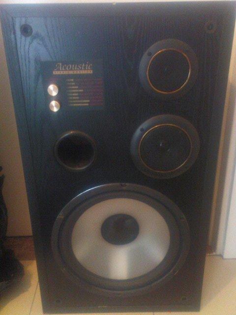 Preview of the first image of 2 Acoustic Speakers boxes for sale.