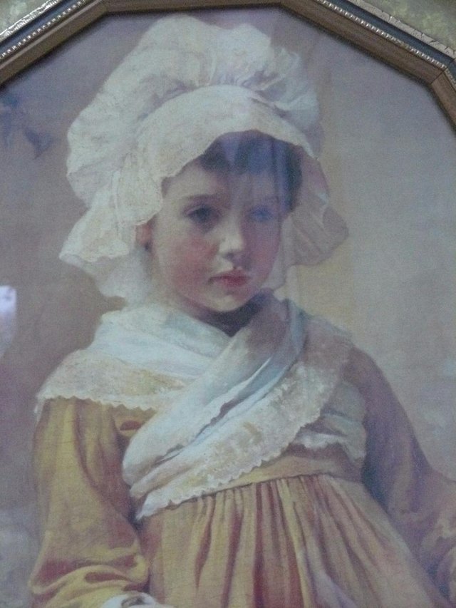 Image 3 of Framed Regency/Victorian style print picture of a child