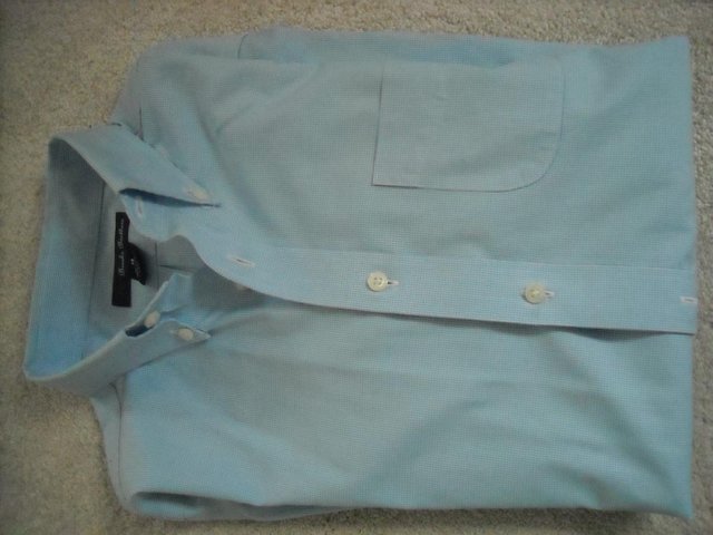 Preview of the first image of Brooks Brothers Boy's non iron shirt Age 12 (size 14).