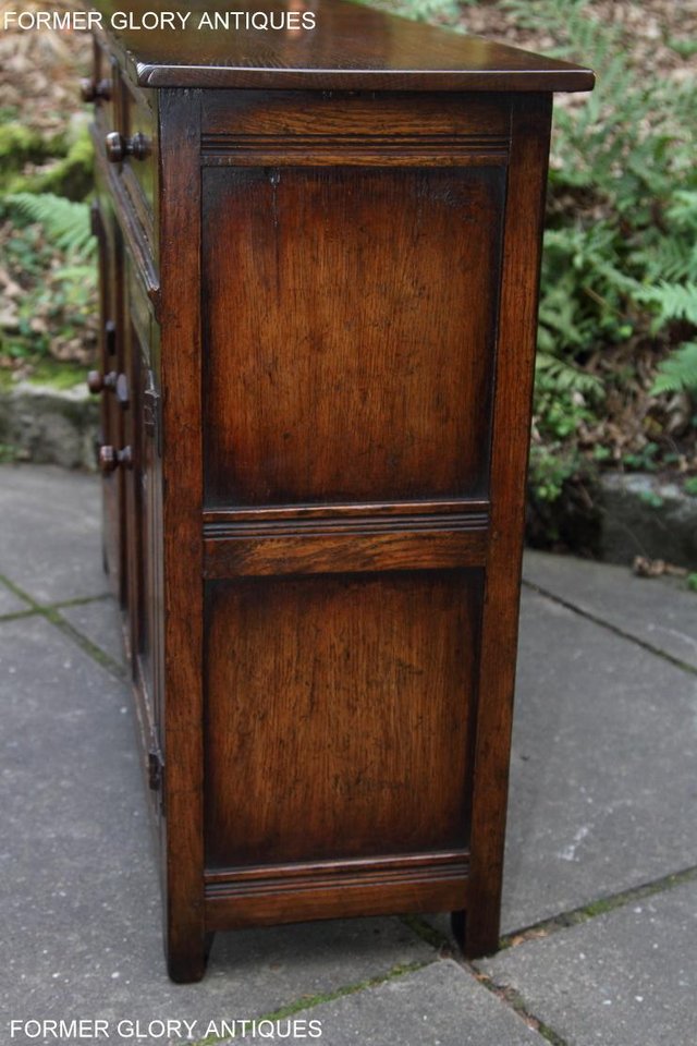 Image 71 of A TITCHMARSH & GOODWIN OAK DRESSER BASE SIDEBOARD HALL TABLE