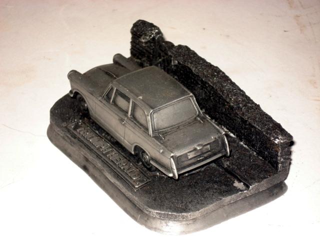 Image 2 of Triumph Herald Saloon 1/92 Pewter Effect Model Car