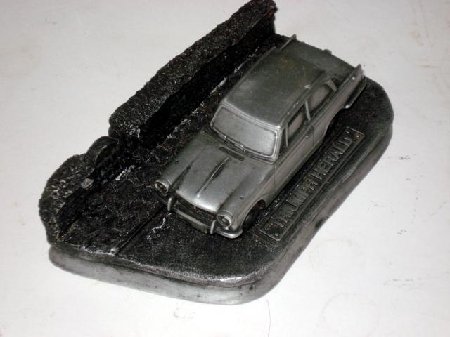 Image 3 of Triumph Herald Saloon 1/92 Pewter Effect Model Car