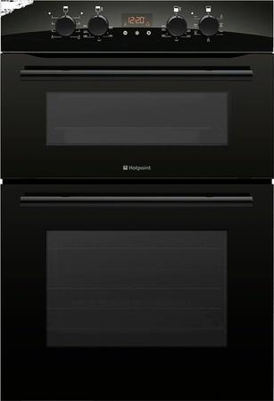 Preview of the first image of HOTPOINT DOUBLE ELECTRIC BUILT IN OVEN-BLACK-NEW-SUPERB**.